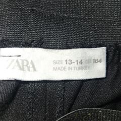 ZARA　黒パンツ13～14yrs160cmの画像