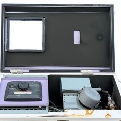 ◯精和産業 エンジンコンプレッサー セイワ SEIWA SCPE-22GLS ガソリン セル付き 塗装 出張作業用 現場型 防音型 中古品■ジモティ姫路の画像