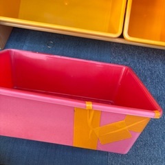 引き渡し先決定！訳あり！子供のお片付け収納！の画像