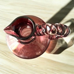 琉球ガラス　デキャンタ　パープルの画像