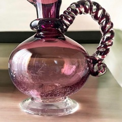 琉球ガラス　デキャンタ　パープルの画像