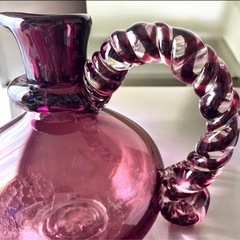 琉球ガラス　デキャンタ　パープルの画像