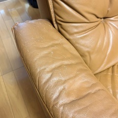 本革ソファの画像