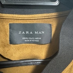 ZARAスウェード生地　ジャケットの画像