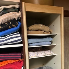 高さ175cm 収納棚 衣類 下駄箱 靴棚の画像