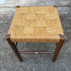飛騨産業 キツツキ ペーパーコード スツール チェア 椅子 ビンテージ　民芸の画像