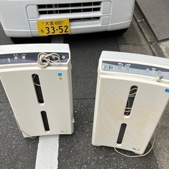 空気清浄機　2個の画像