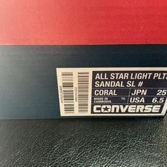 コンバース　サンダルの画像
