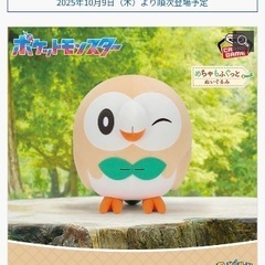新品♡タグ付 ポケモン モクローぬいぐるみの画像