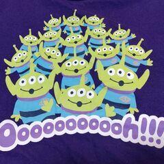 UNIQLOトイ・ストーリー エイリアン プリントの半袖Tシャツ100センチの画像