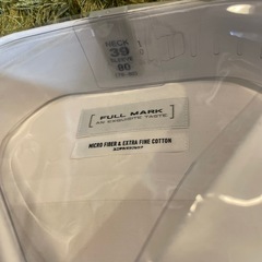 メンズ白ワイシャツ　full markの画像