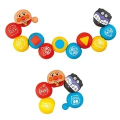 アンパンマン ムニュッ！とつなげてポン！育脳ボールパズル 知育玩具の画像