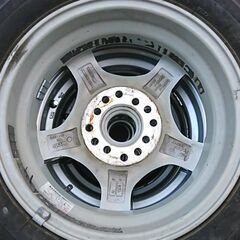 13インチ x 4.0J　155/65R13　Weds/ウエッズ製　12穴マルチピッチ　アルミホイールの画像