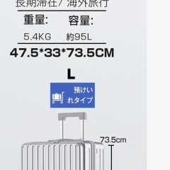 【新品未開封/購入直後】［BARGOHOY] スーツケース フロントオープン 多機能 キャリーケース 軽量 カップホルダー付き 隠しフック機能 キャリーバッグ USBポート付き 耐衝撃 静音 360度回転 TSAローク ファスナータイプ キャリーバッグ 人気 おしゃれ 旅行 ビジネス 出張 修学 泊まる 入院 (シルバー, Lサイズ/95L(7泊～長期旅行))の画像