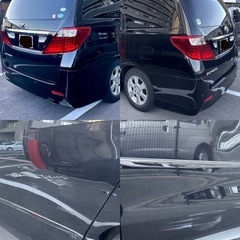 20アルファード黒プライムセレクション、14万km2010年、大画面ナビ、リアモニター3台、オーディオ車の画像