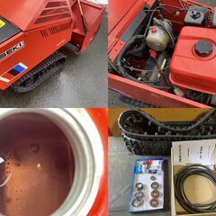  イセキ除雪機 FSR750C 10馬力 クローラ左右新品交換の画像