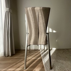 チェア　背もたれ可動式　ナチュラル　二脚　セット　高品質の画像