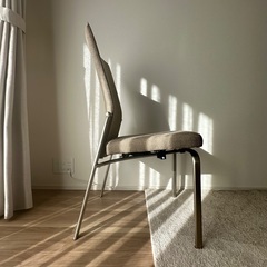 チェア　背もたれ可動式　ナチュラル　二脚　セット　高品質の画像