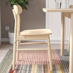 【美品】IKEA ダイニングチェア　2脚セット　ロッニンゲチェア　デザイン　北欧の画像