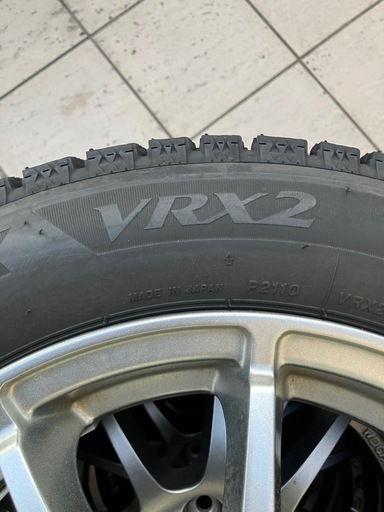 ブリヂストンVRX2軽四スタッドレス、アルミ155/65R14