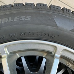 ブリヂストンVRX2軽四スタッドレス、アルミ155/65R14の画像