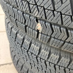 ブリヂストンVRX2軽四スタッドレス、アルミ155/65R14の画像