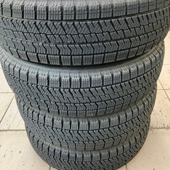 ブリヂストンVRX2軽四スタッドレス、アルミ155/65R14の画像