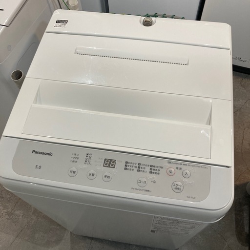 【ジモティー割】Panasonic 2023年製 5.0kg 洗濯機（ID1654）