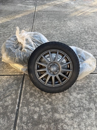 【お受け渡しが決まりました
】 中古スタッドレス　ホイール 155/ 65R14 ウェイクなど！