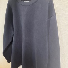 メンズトレーナー　グローバルワーク　ネイビーの画像