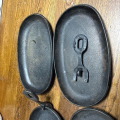 鉄製　直火グリルプレート　バーベキューにも！の画像