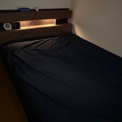 【ニトリ】ダブルサイズ　ベッドフレーム&マットレスの画像