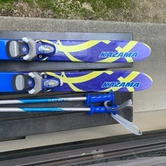 子供用スキー板 ストック
の画像