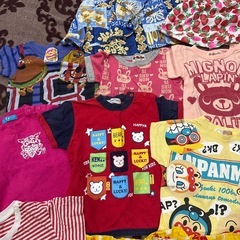 80 Tシャツワンピース甚平　他と一緒で200円の画像