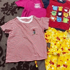 80 Tシャツワンピース甚平　他と一緒で200円の画像