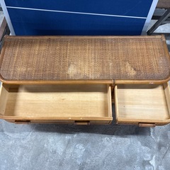 籐  テレビ台 横幅120cmの画像