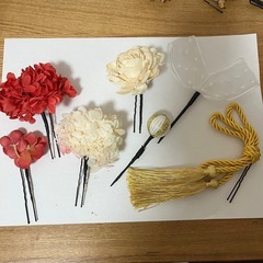 髪飾り　振袖
の画像