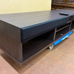 ★オシャレ★⭐︎動作品⭐︎CAV THRN-150HD スピーカー内蔵 テレビ台 ローボード・高さ30cm×幅150cm×奥行き43cm※商品の詳しい状態やサイズは現物にてご確認ください。の画像