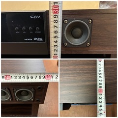 ★オシャレ★⭐︎動作品⭐︎CAV THRN-150HD スピーカー内蔵 テレビ台 ローボード・高さ30cm×幅150cm×奥行き43cm※商品の詳しい状態やサイズは現物にてご確認ください。の画像
