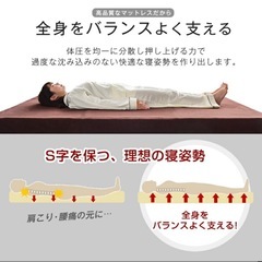 高反発マットレス クイーンサイズの画像