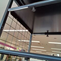 リユースのサカイ栃木店★ジモティ割あり★  ラック ブラック W80×D44.7×H179 クリーニング済み TC11959の画像