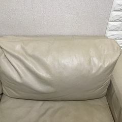 無印良品 2.5シーター　ソファ　本革の画像
