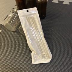 ♡ガラス製スポイト遮光瓶4個＆ドロッパー付遮光瓶1本＆ビーカーセットとガラス棒♡の画像