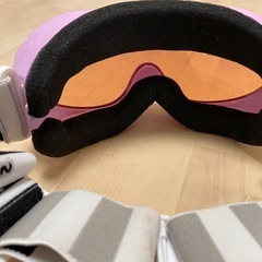 ゴーグル　スキー　子供用　眼鏡可の画像