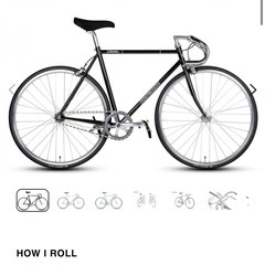 ピストバイク HOW I ROLL クロモリフレーム 26インチの画像