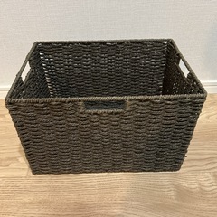 ニトリ 手編み風ペーパーバスケット4個セットの画像