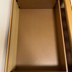 無印良品ダブルベッド(収納引出し2個付き)の画像