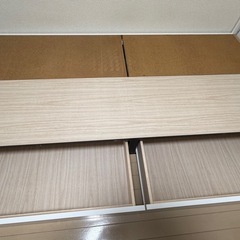 フランスベッド 照明・収納付きベッドフレーム  シングルの画像