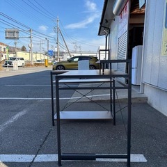 タンスのゲン L字パソコンデスク デスク 棚付き オフィス 収納の画像