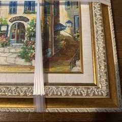 絵画　額入り　油絵　インテリアの画像